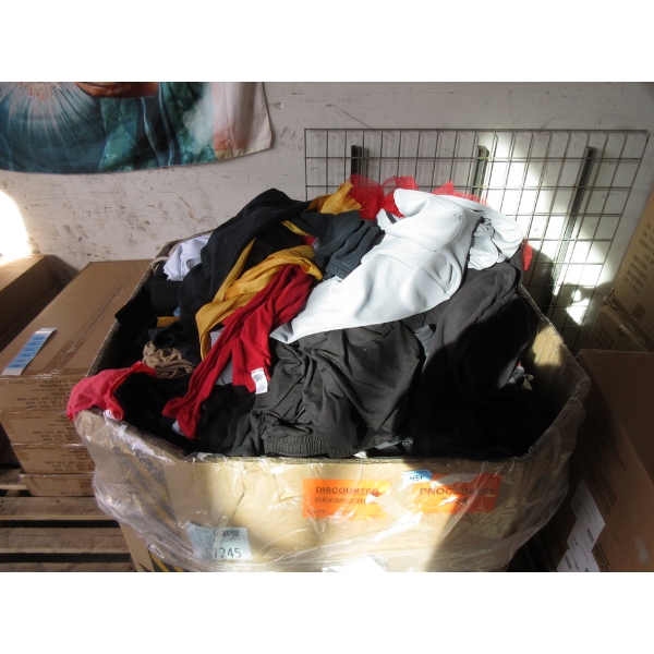 Skid of Overstock & Customer Return Clothing - As Is