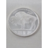 Image 1 : 1 Oz .999 Silver Indigenous/Buffalo Art Round 