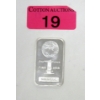 Image 1 : 1 Oz .999+ Silver Walking Liberty Bar 