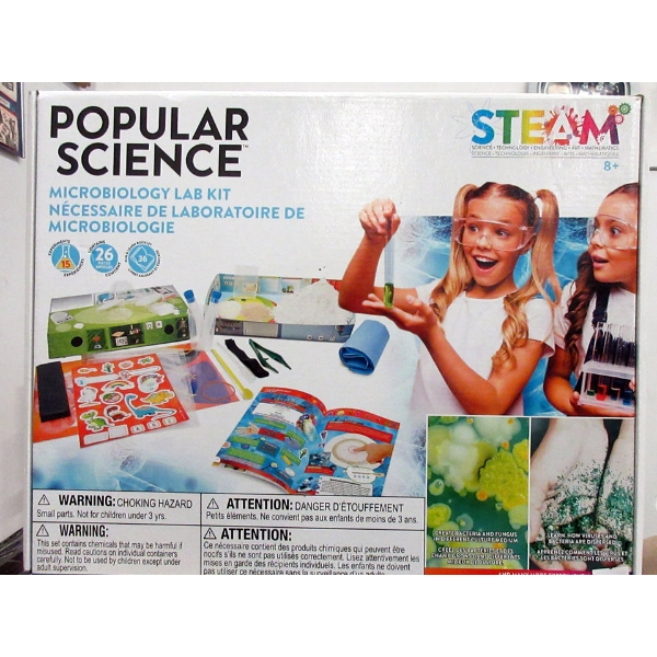 Popular Science Microbiology Lab Kit - Open Box
