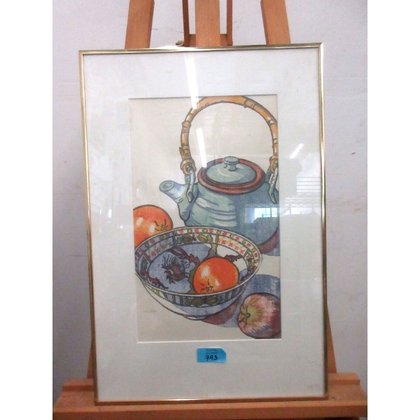 1976 W. W. Bates Artist Proof "Tea Pot" 
