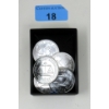 Image 1 : 5 x 1 Oz .999 Silver Trade Unit Rounds 