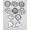 Image 1 : 10 x 1 Oz Silver Clad 2024 Donald Trump 45th President Art Rounds 