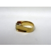Image 2 : 18KT Yellow Gold Ladies Estate Diamond Solitaire Ring