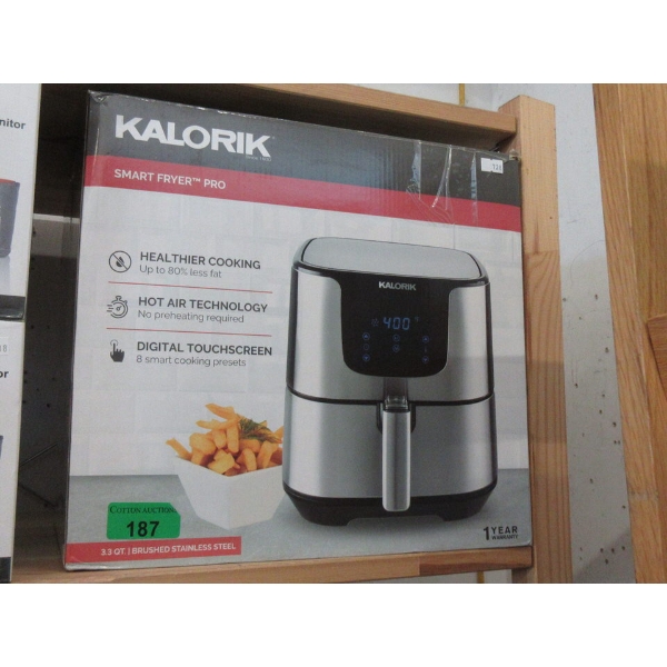 Kalorik Smart Fryer Pro - 3.3QT Stainless Steel