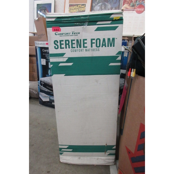 New Full Size Comfort Tech Serene Foam Mattress