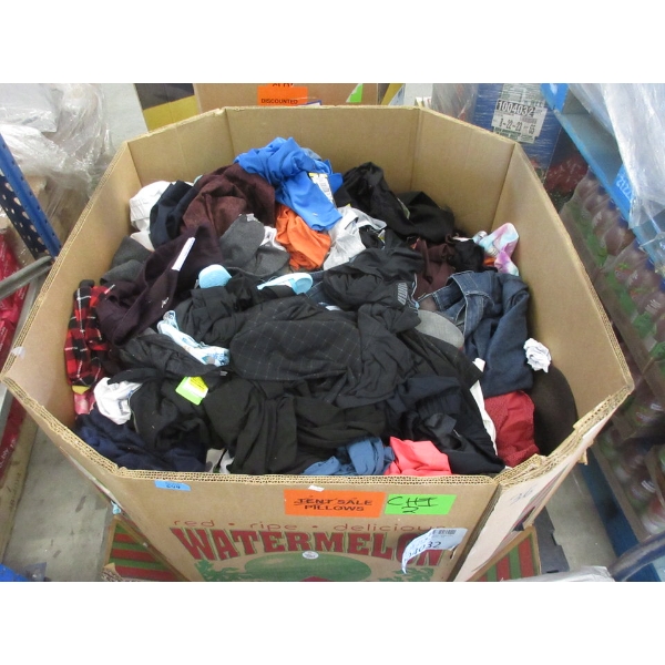 Skid of Overstock & Customer Return Clothing - As Is