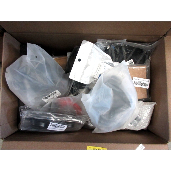 Box of Assorted Electronics & Household Goods