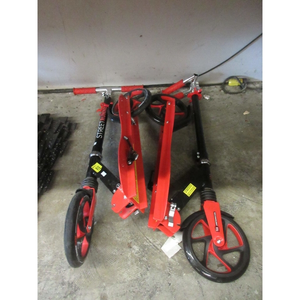 2 Street Runner Dart Kick Scooters - Preowned