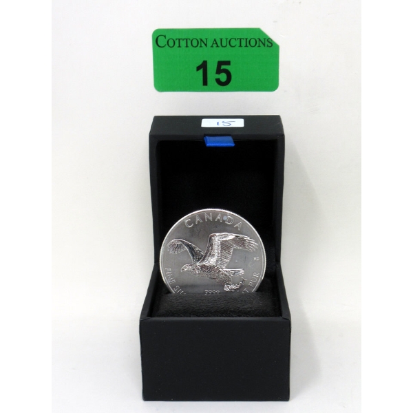 1 Oz .9999 Silver 2014 Bald Eagle Coin 