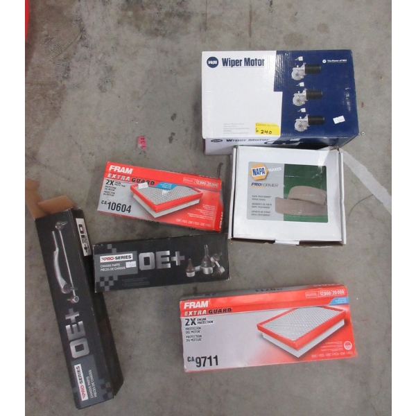 6 Assorted Auto Parts and Filters