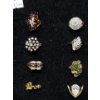 Image 2 : 16 New HGE Electroplated Gold Rings - Gold Plated