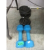 Image 1 : Pair of Dumbbells & 6 Assorted Weight Plates
