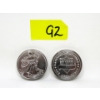Image 1 : 2 x 1 Oz .999 Fine Titanium Walking Liberty Motif Rounds