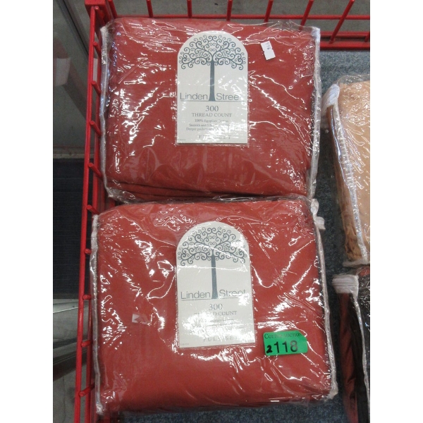 2 Full Size Linden Street Egyptian Cotton Sheet Sets