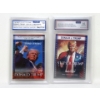 Image 1 : 2 New Donald Trump Graded Trading Cards
