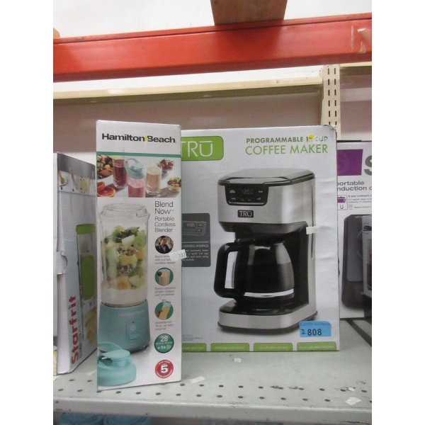 Hamilton Beach Personal Blender & Tru Coffee Maker