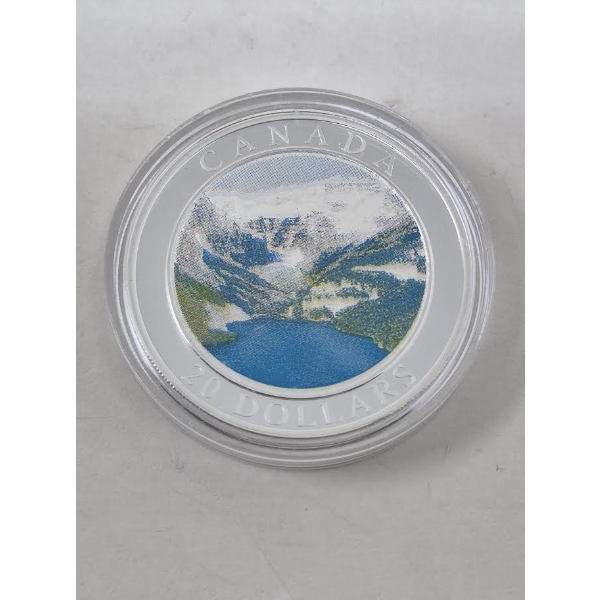 1 Oz .9999 Silver Canadian Natural Wonders: Rocky Mountains Coin 