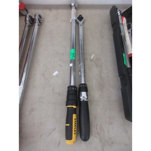 1 Mastercraft & 1 Stanley Torque Wrench