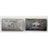 Image 1 : 2 x 1 Oz .999 Fine Titanium Buffalo Bars 