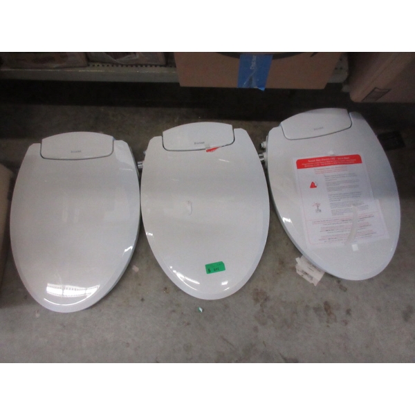3 Brondell Bidet Toilet Seats - Non Electric