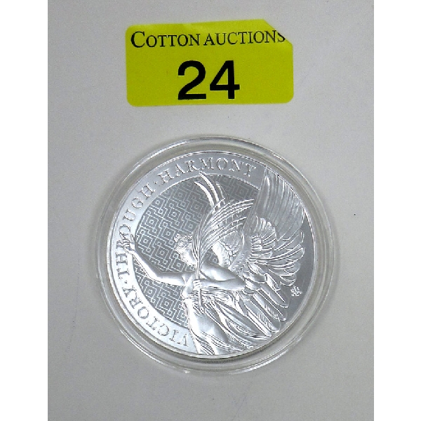 5 Oz .999 Silver 2022 "Victory Through Harmony" Coin 