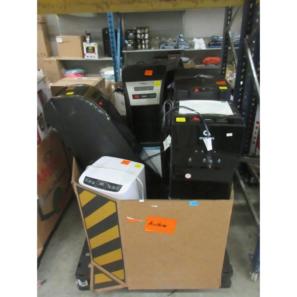 Skid of Assorted Water Coolers and More