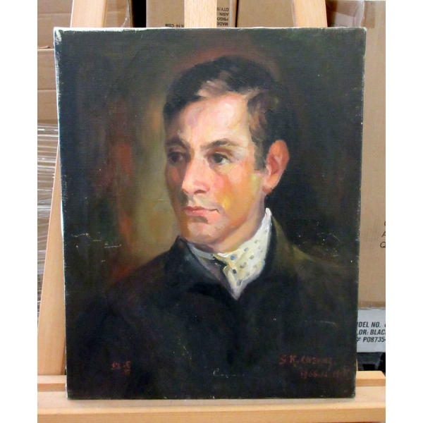 Original S.K. Cheung Oil on Canvas 