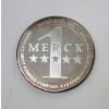 Image 3 : 1991 MERCK 1 Troy Oz. .999 Silver Round