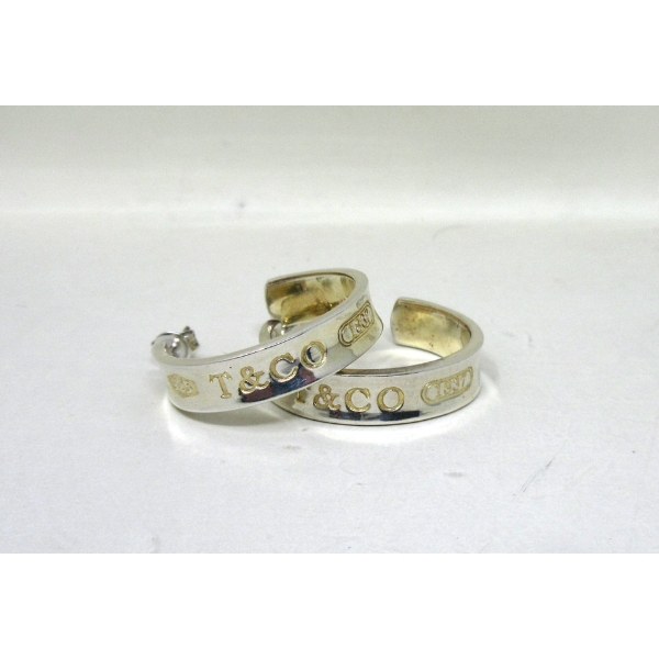 Tiffany Sterling Silver Hoop Earrings
