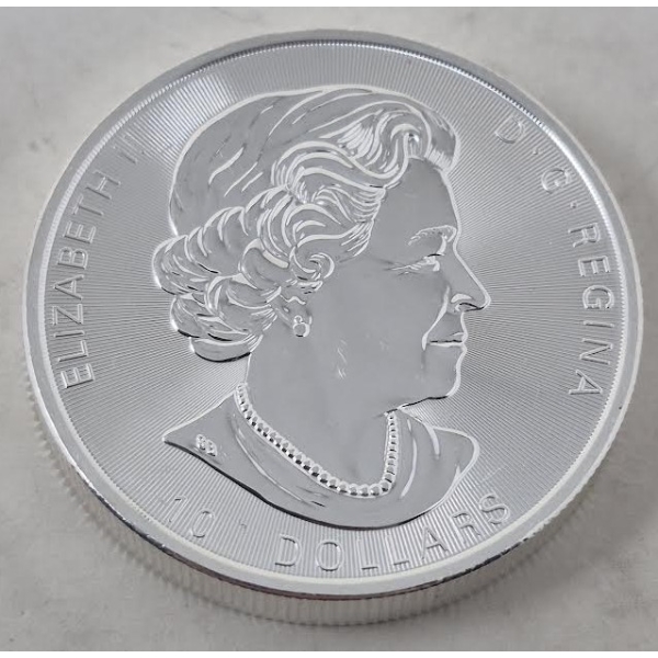 2 Oz .9999 Silver 2017 Canada Twin Maples Coin 