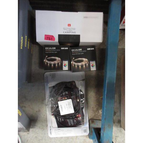 HDMI Cable & Lighting - New & Customer return