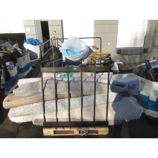 Skid of Assorted Customer Return Carpets - As Is