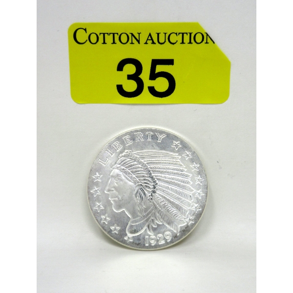 1 Oz .999 Silver Golden State Mint Round 