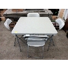 Image 1 : Office Star Folding Resin Table & 4 Chairs