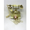 Image 1 : Vintage Brass & Ivory Coloured Cradle Phone