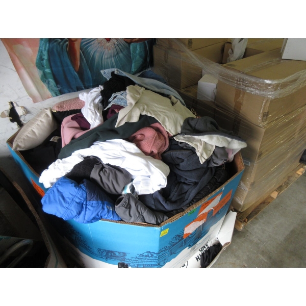 Skid of Overstock & Customer Return Clothing