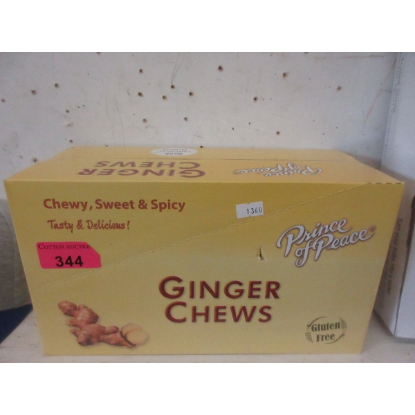 1 Case of Prince of Peace Ginger Chews