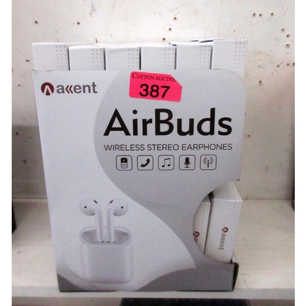 24 New Accent Wireless Stereo Earphones