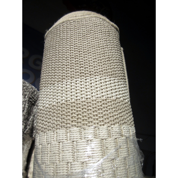 8' x 10' Beige Woven Indoor/Outdoor Area Carpet