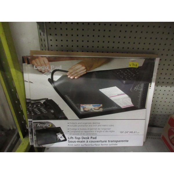 4 New Lift-Top Desk Pads by Artistic