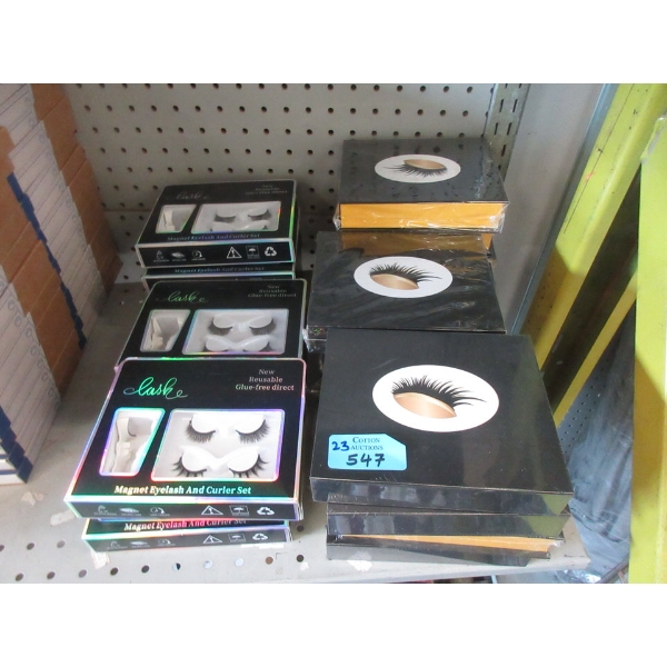 23 New Packs of Assorted Magnetic Eyelashes