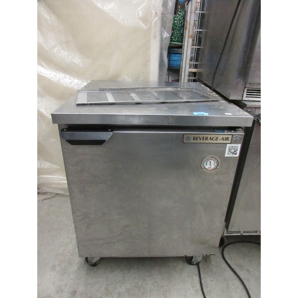 Beverage-Air Stainless Steel Fridge on Rollers 