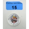 Image 1 : 1 Oz .999 Silver 2015 Merrie Melodies Colourized Coin 