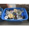 Image 1 : Tote of Tools & Handyman Goods - Preowned - As Is