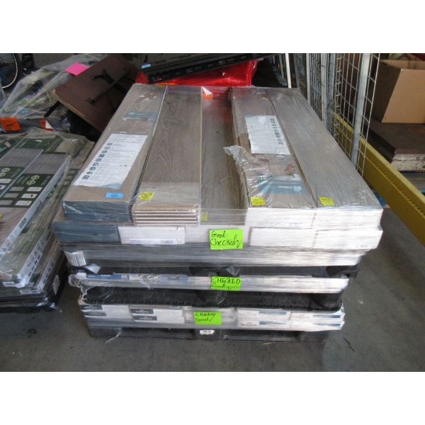 Skid of 23 Sealed Boxes of Laminate Flooring