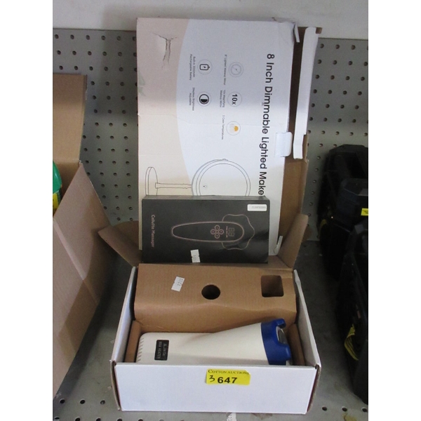 Makeup Mirror, Wax Heater & Cellulite Massager