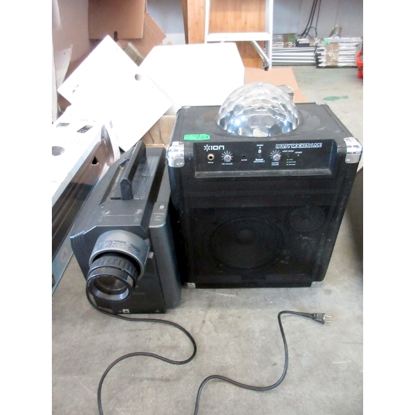 Ion Party Rocker Live & Sharp Vision Projector