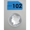 Image 1 : 1 Oz .999 Silver Morgan Head Round 