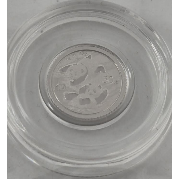 1 Gram .999 Platinum 40th Anniversary Panda Coin 